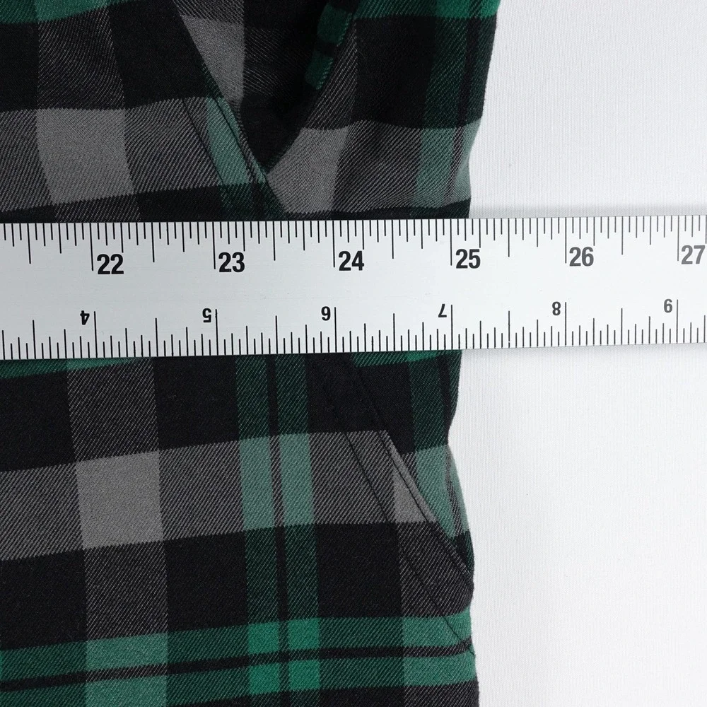 Alaskan Hardgear Button Down Shirt Men's Large Plaid Work Green Black